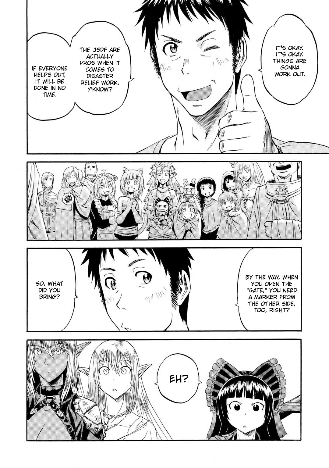 Gate - Jietai Kare no Chi nite, Kaku Tatakeri chapter 143.2 page 54