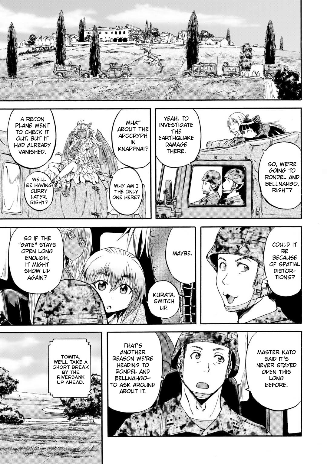 Gate - Jietai Kare no Chi nite, Kaku Tatakeri chapter 143.2 page 57