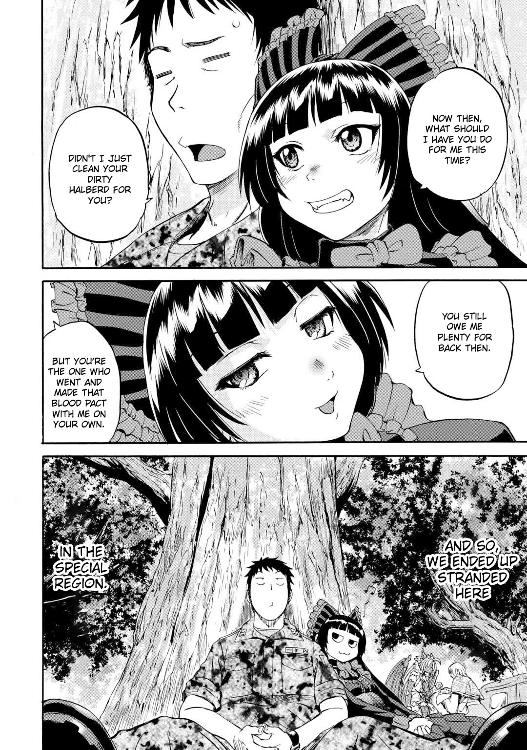 Gate - Jietai Kare no Chi nite, Kaku Tatakeri chapter 143.2 page 59