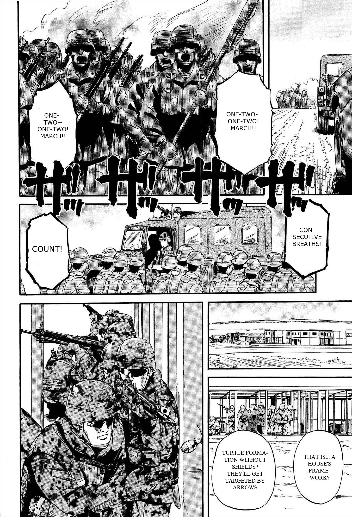 Gate - Jietai Kare no Chi nite, Kaku Tatakeri chapter 15 page 9