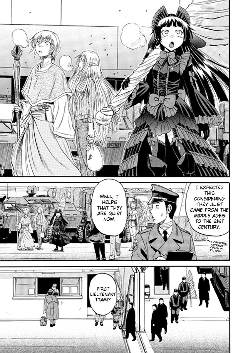 Gate - Jietai Kare no Chi nite, Kaku Tatakeri chapter 17 page 4