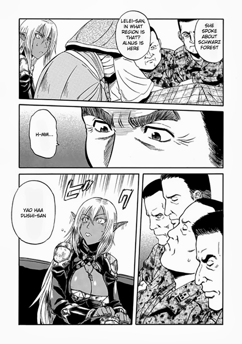 Gate - Jietai Kare no Chi nite, Kaku Tatakeri chapter 28 page 34