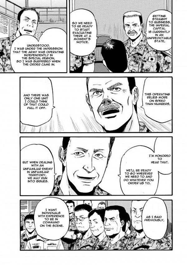 Gate - Jietai Kare no Chi nite, Kaku Tatakeri chapter 61 page 6