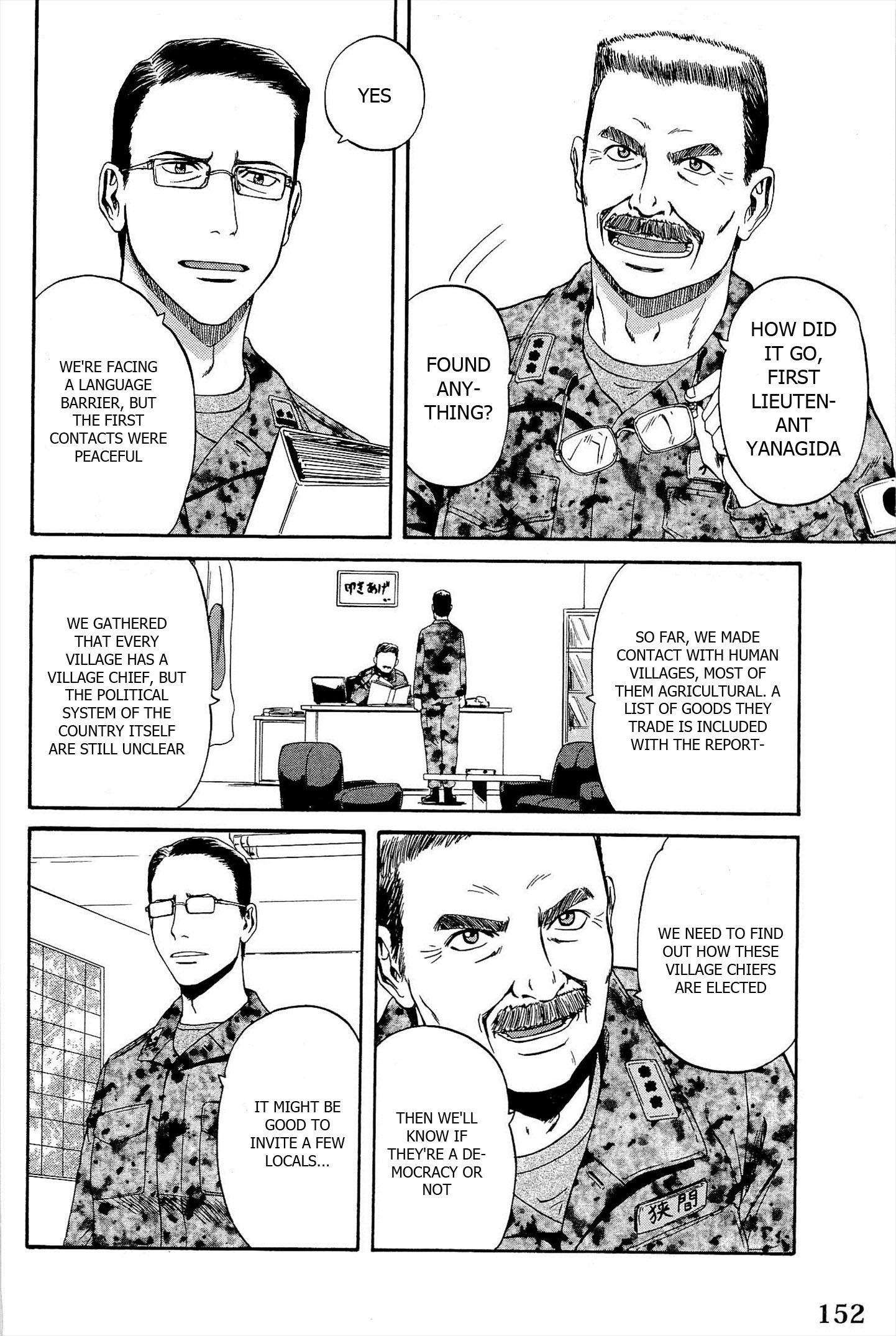 Gate - Jietai Kare no Chi nite, Kaku Tatakeri chapter 7 page 10