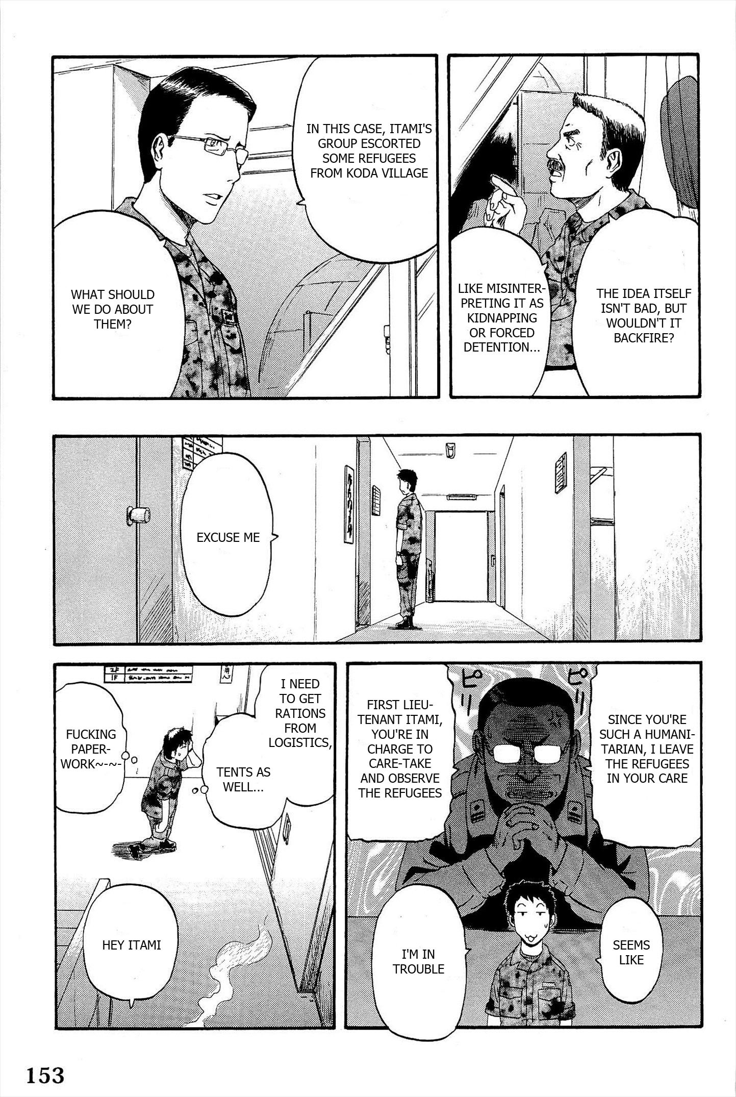 Gate - Jietai Kare no Chi nite, Kaku Tatakeri chapter 7 page 11