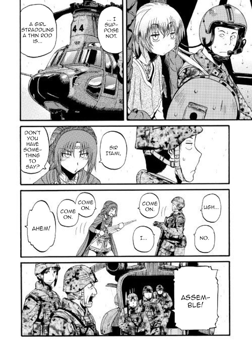 Gate - Jietai Kare no Chi nite, Kaku Tatakeri chapter 92 page 17