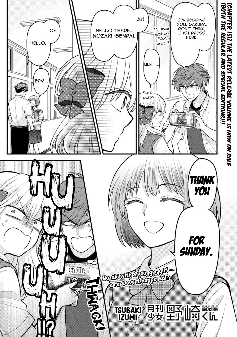 Gekkan Shoujo Nozaki-kun chapter 151 page 1