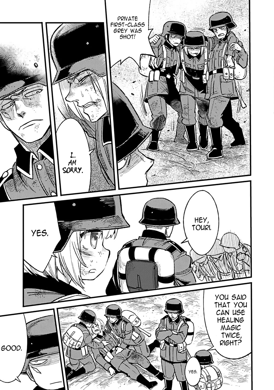 Genderswapped Medic's Battlefield Diary chapter 3 page 31