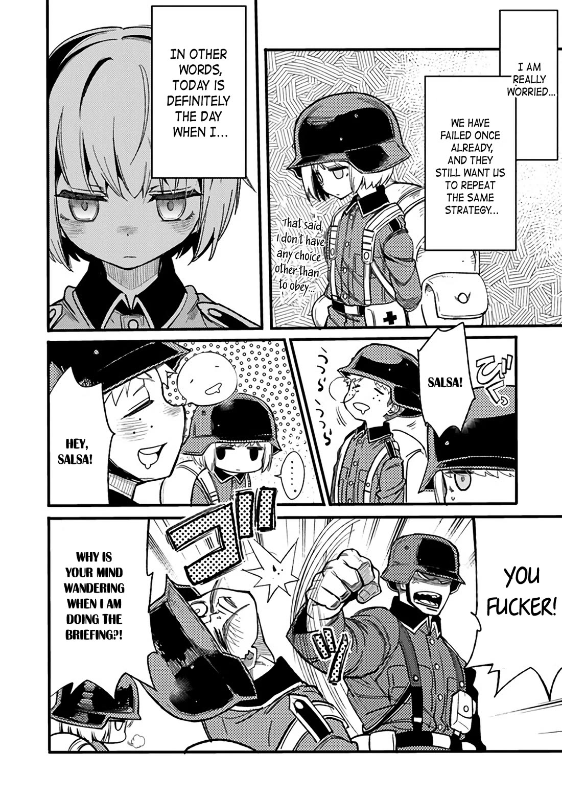 Genderswapped Medic's Battlefield Diary chapter 3 page 4