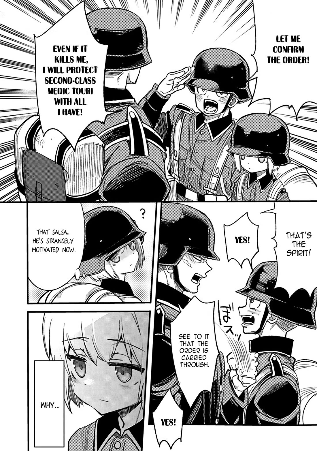 Genderswapped Medic's Battlefield Diary chapter 3 page 6