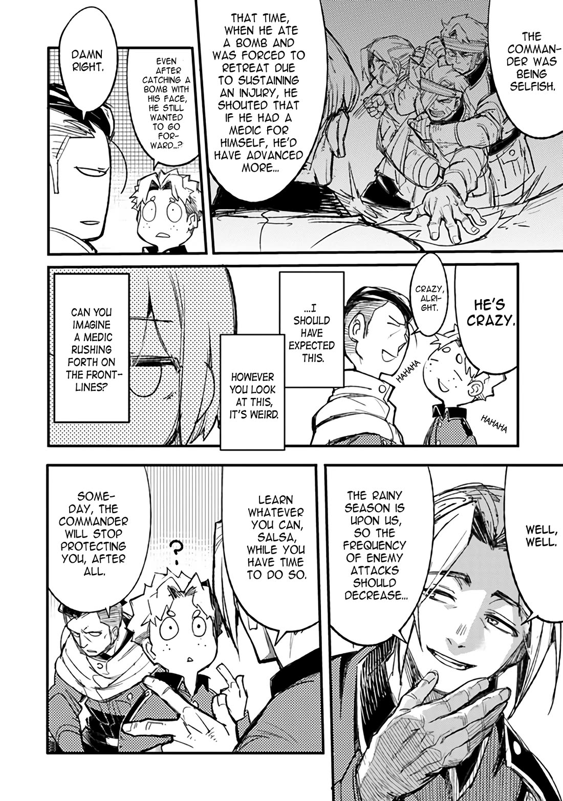 Genderswapped Medic's Battlefield Diary chapter 5 page 8