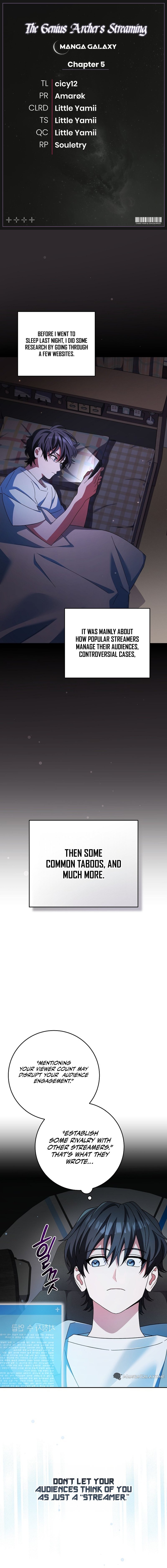 Genius Archer’S Streaming chapter 5 page 1