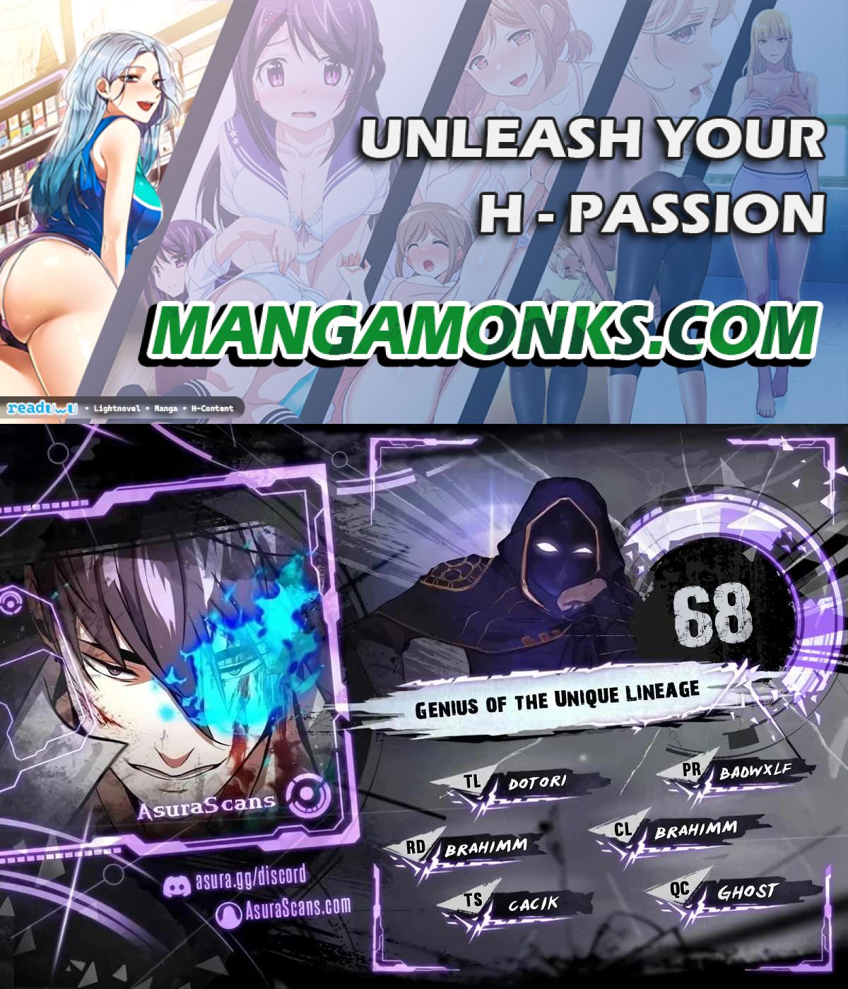 Genius of the Unique Lineage chapter 68 page 1