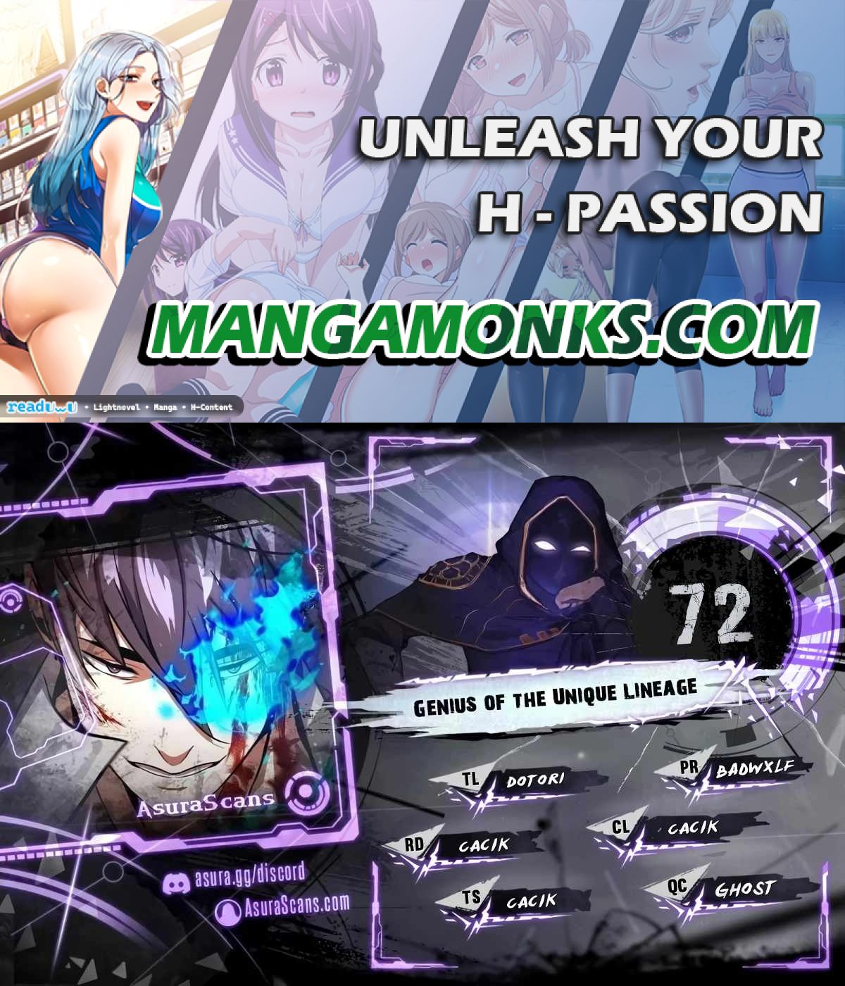 Genius of the Unique Lineage chapter 72 page 1