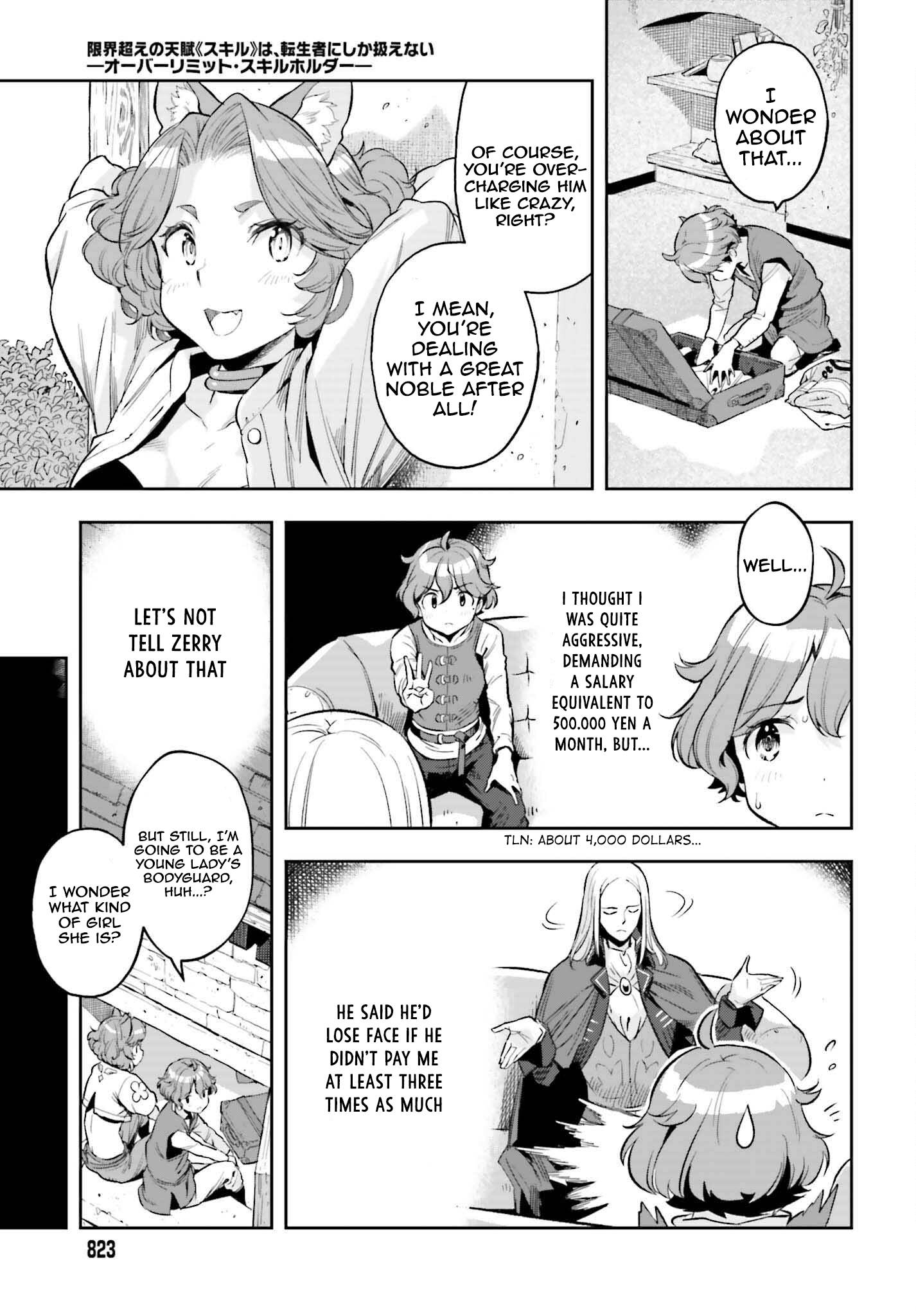 Genkai Koe No Tenpu wa, Tensei-sha ni Shika Atsukaenai - Overlimit Skill Holders - chapter 16 page 11