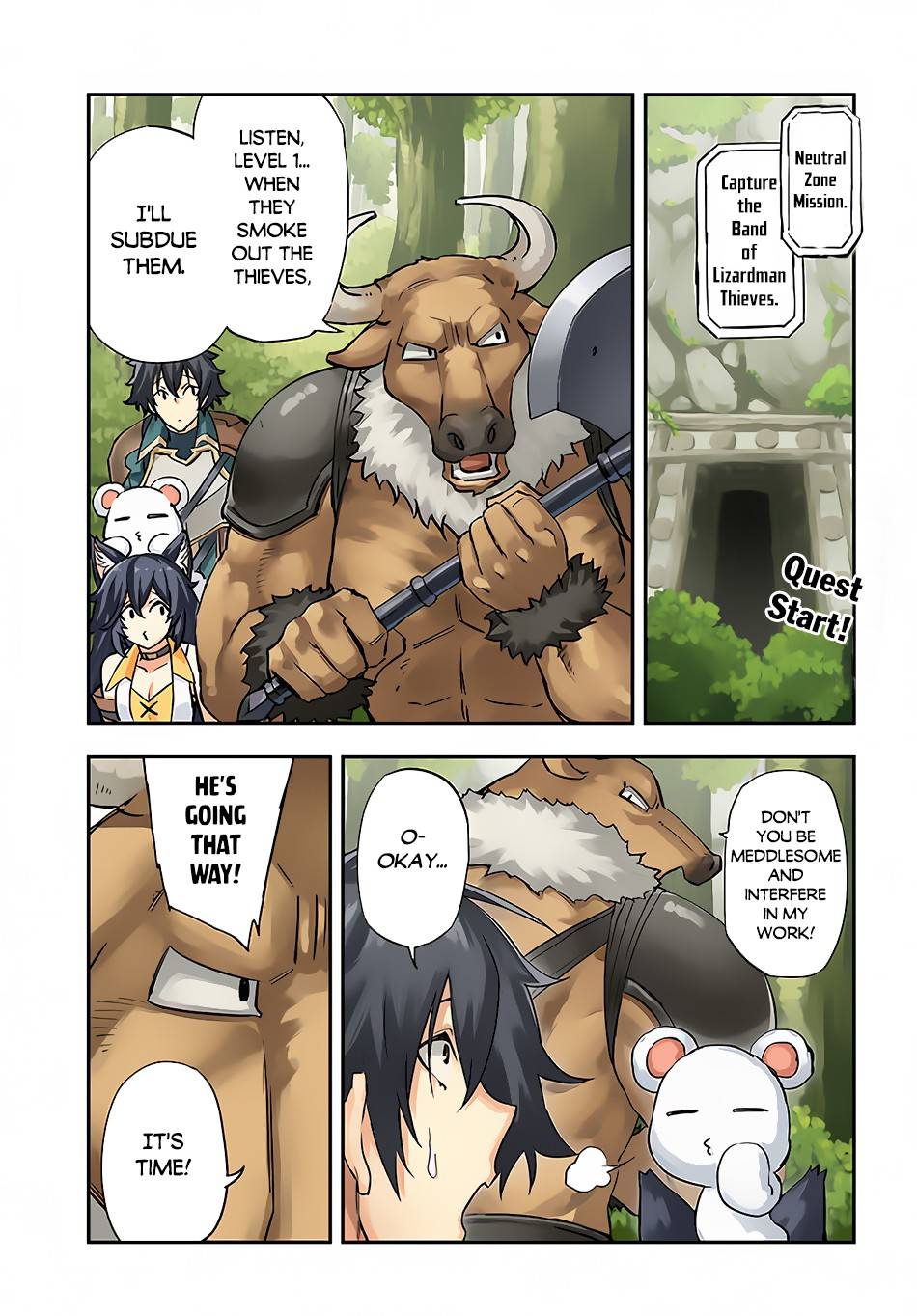 Genkai Level 1 kara no Nariagari: Saijaku Level no Ore ga Isekai Saikyou ni Naru made chapter 14.1 page 2