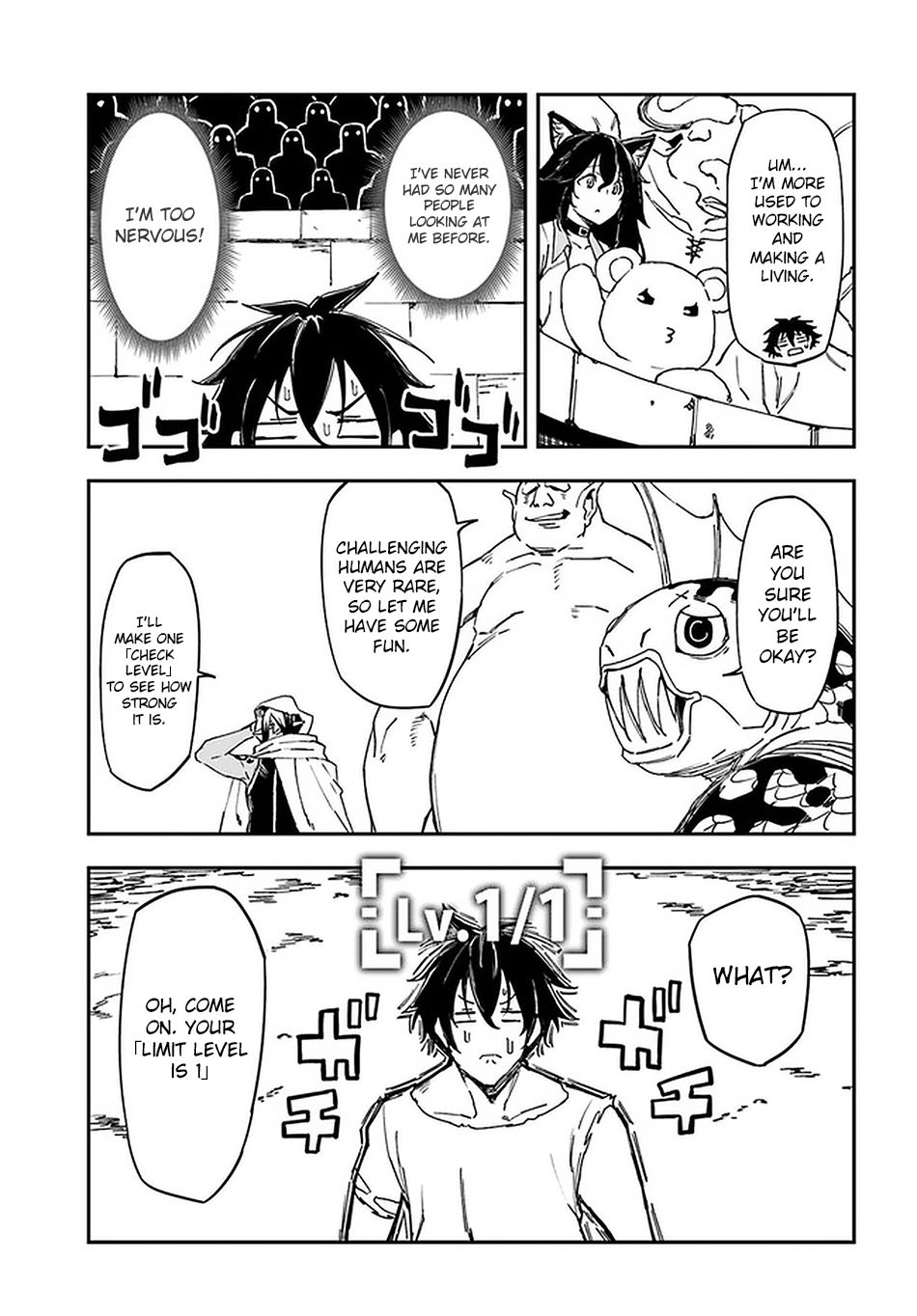 Genkai Level 1 kara no Nariagari: Saijaku Level no Ore ga Isekai Saikyou ni Naru made chapter 8 page 8