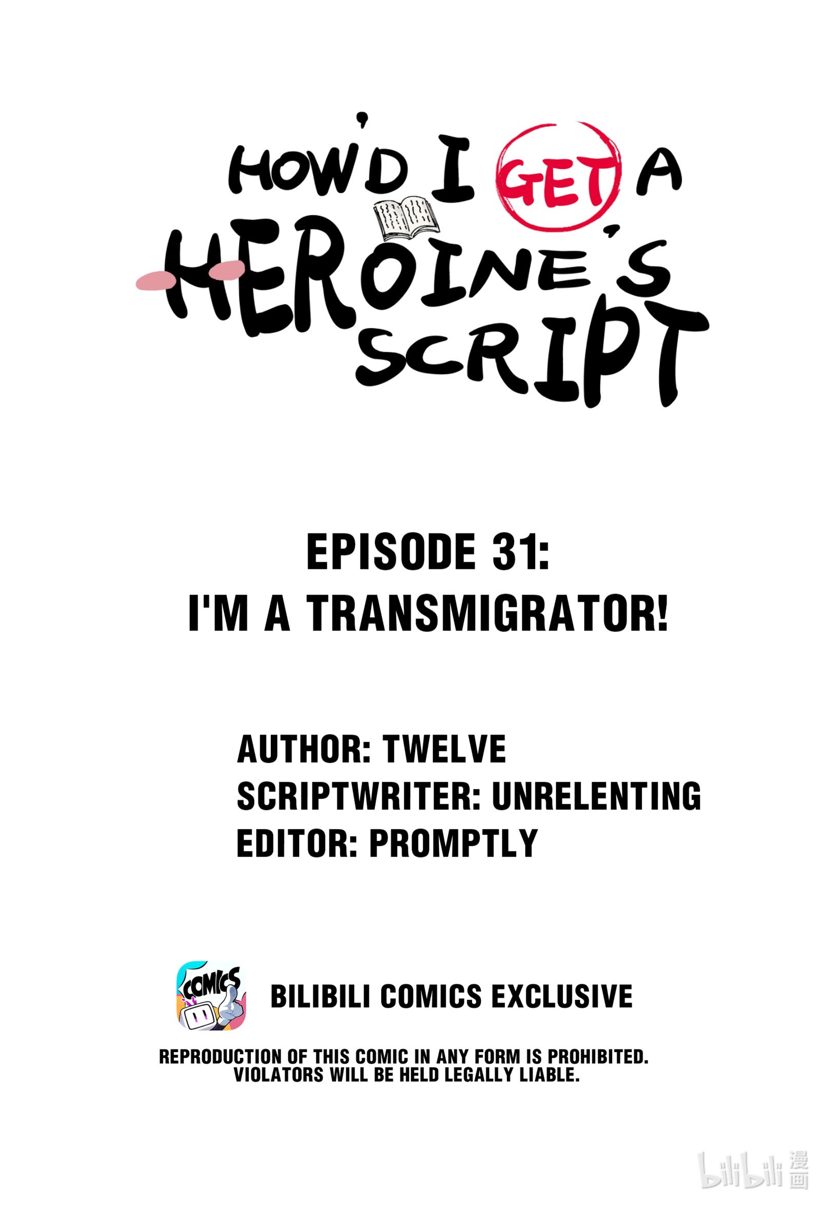 Get The Heroine’S Script chapter 31 page 1