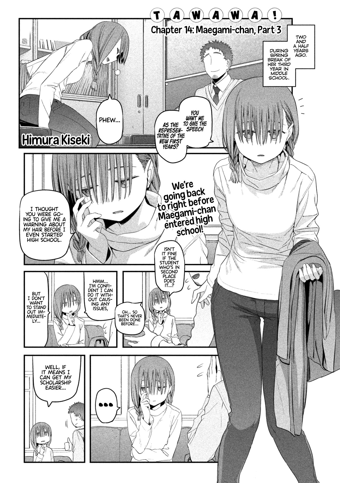 Getsuyoubi no Tawawa (Serialization) chapter 14 page 2