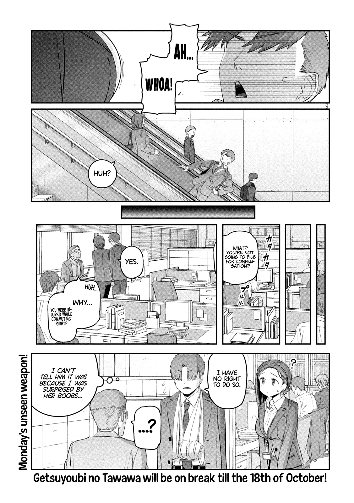 Getsuyoubi no Tawawa (Serialization) chapter 28 page 10