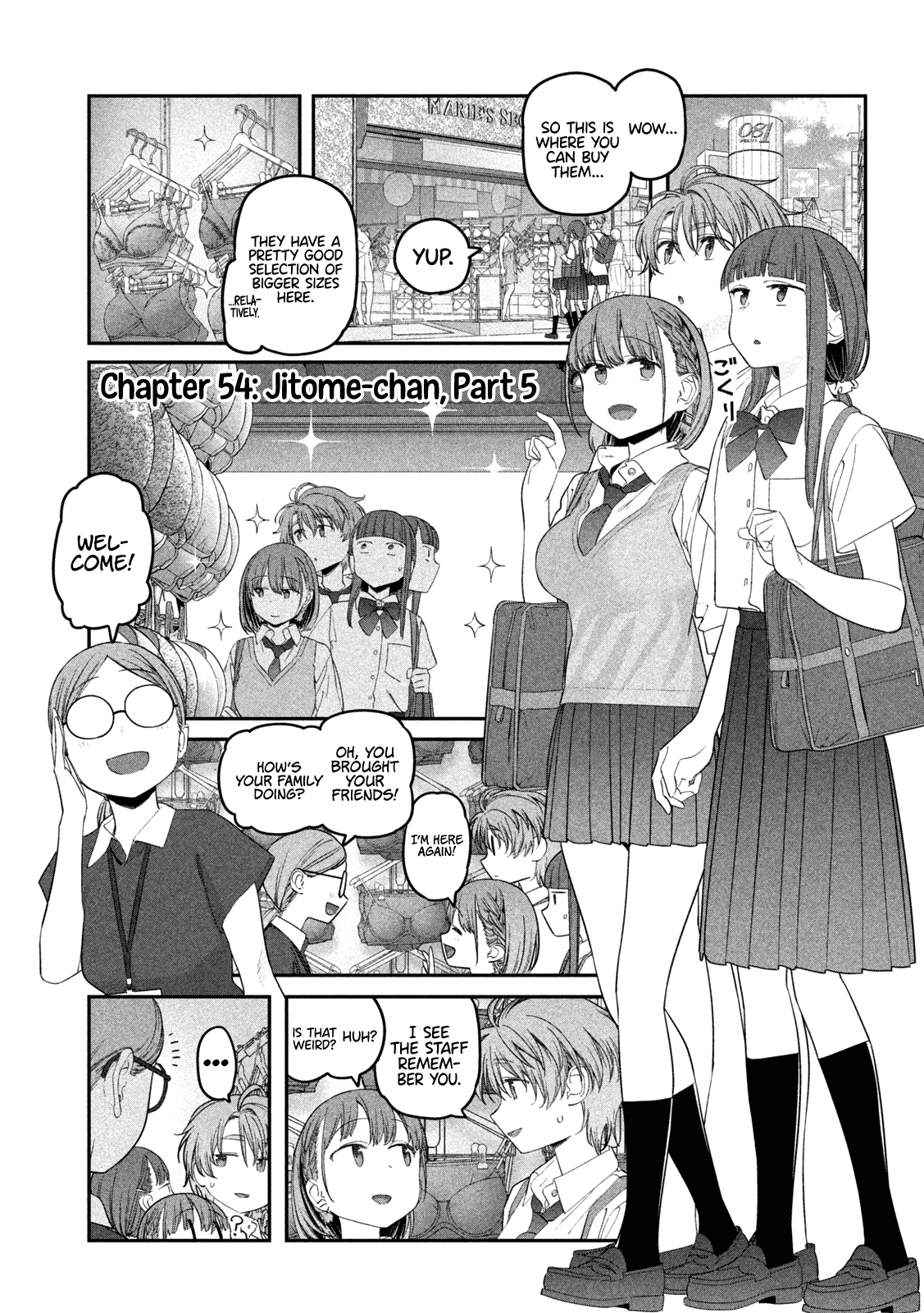 Getsuyoubi no Tawawa (Serialization) chapter 54 page 1