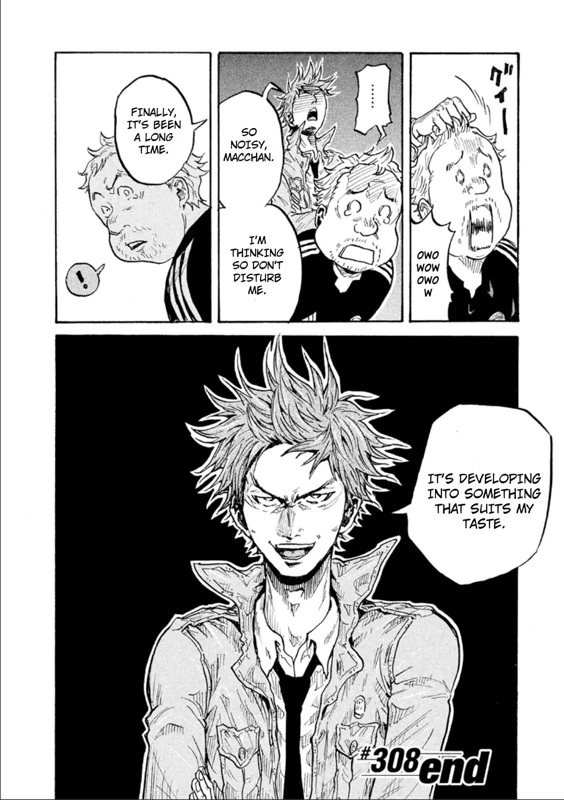 Giant Killing chapter 308 page 22