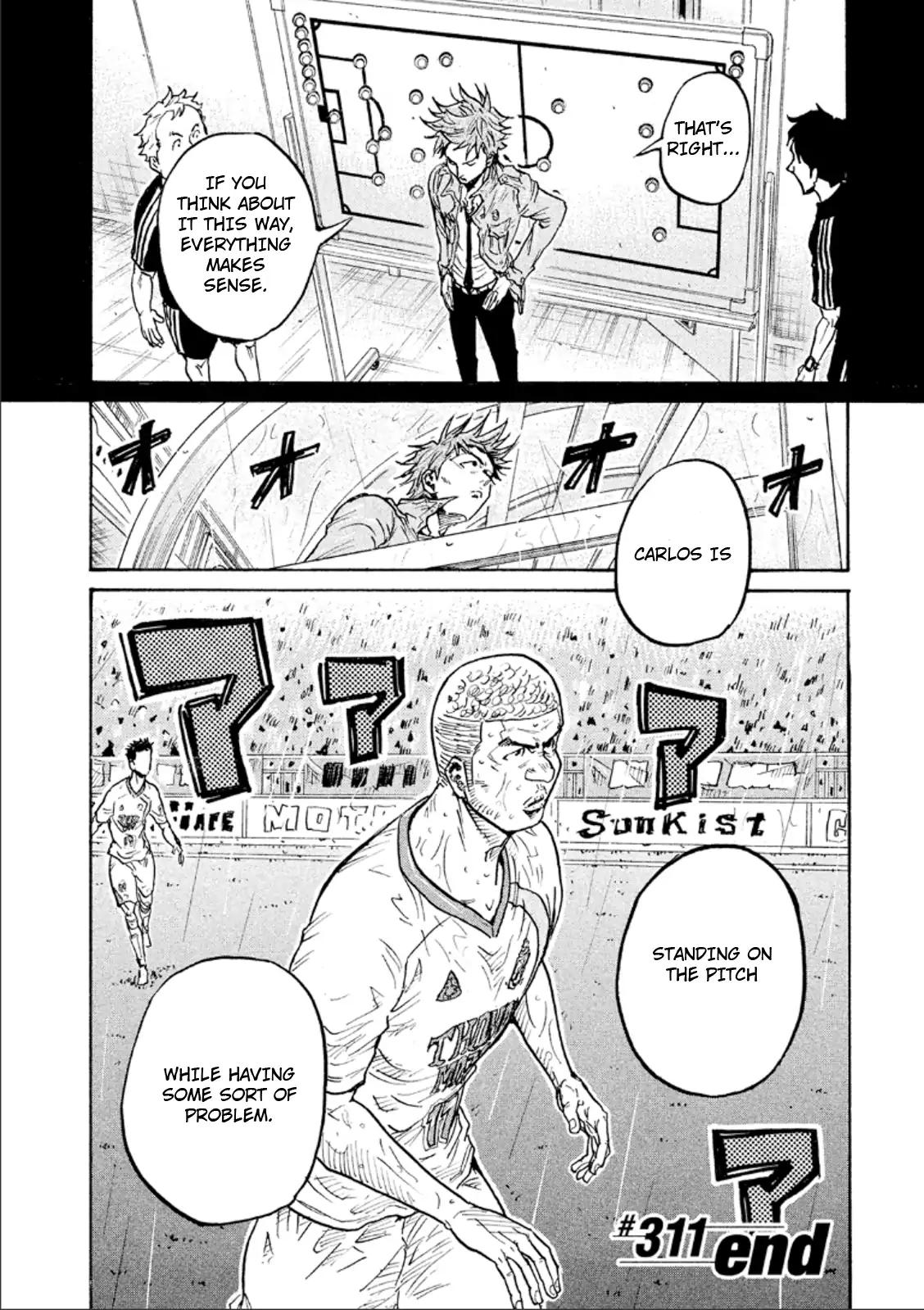 Giant Killing chapter 311 page 20