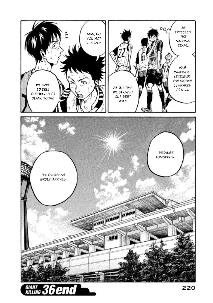 Giant Killing chapter 357 page 19