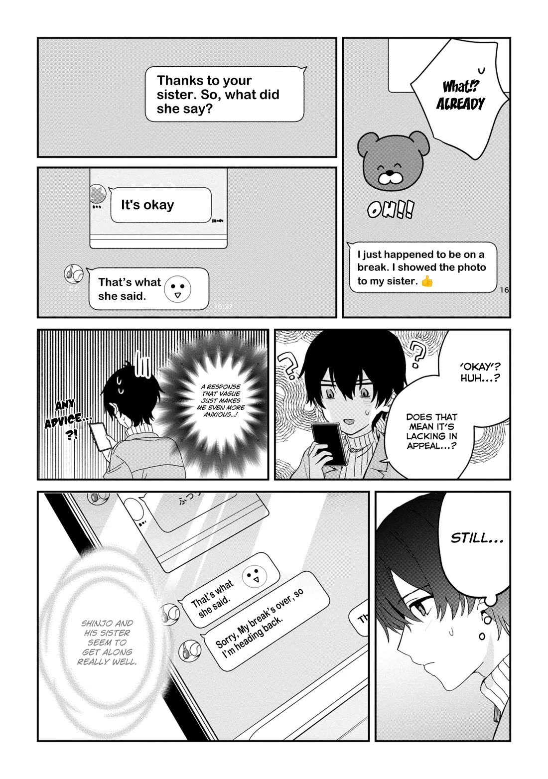 Gimai Seikatsu chapter 26.1 page 4