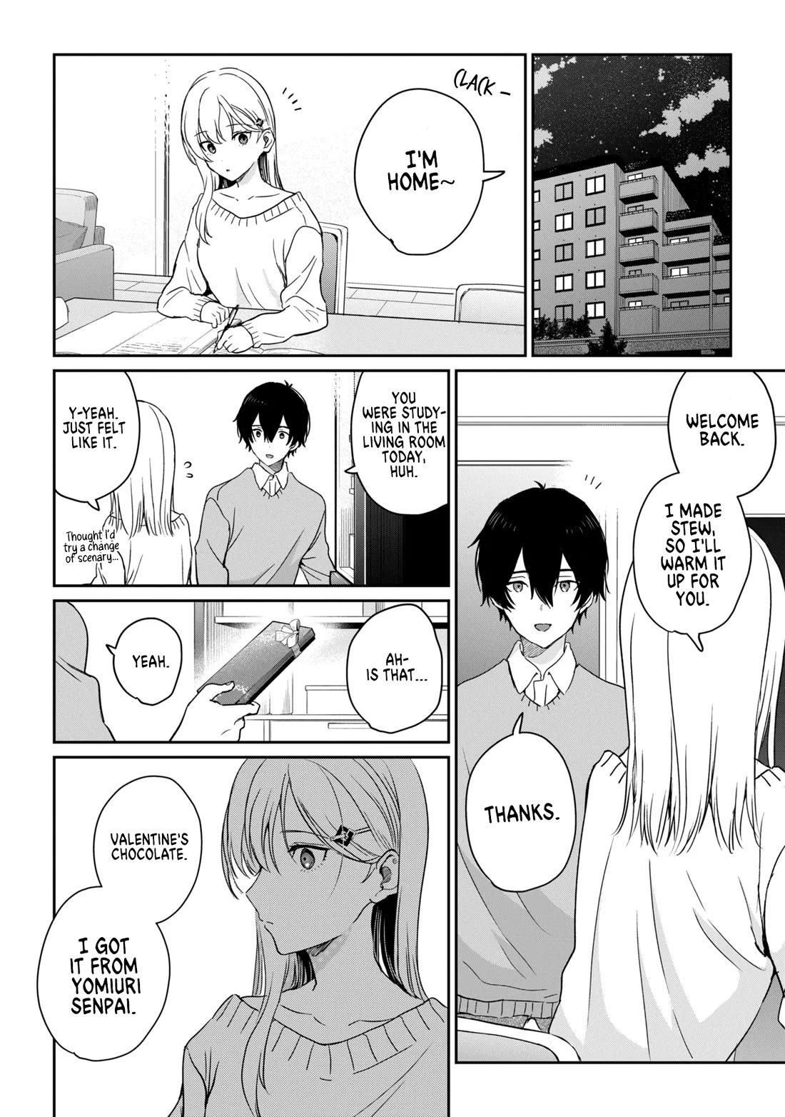 Gimai Seikatsu chapter 37.2 page 1