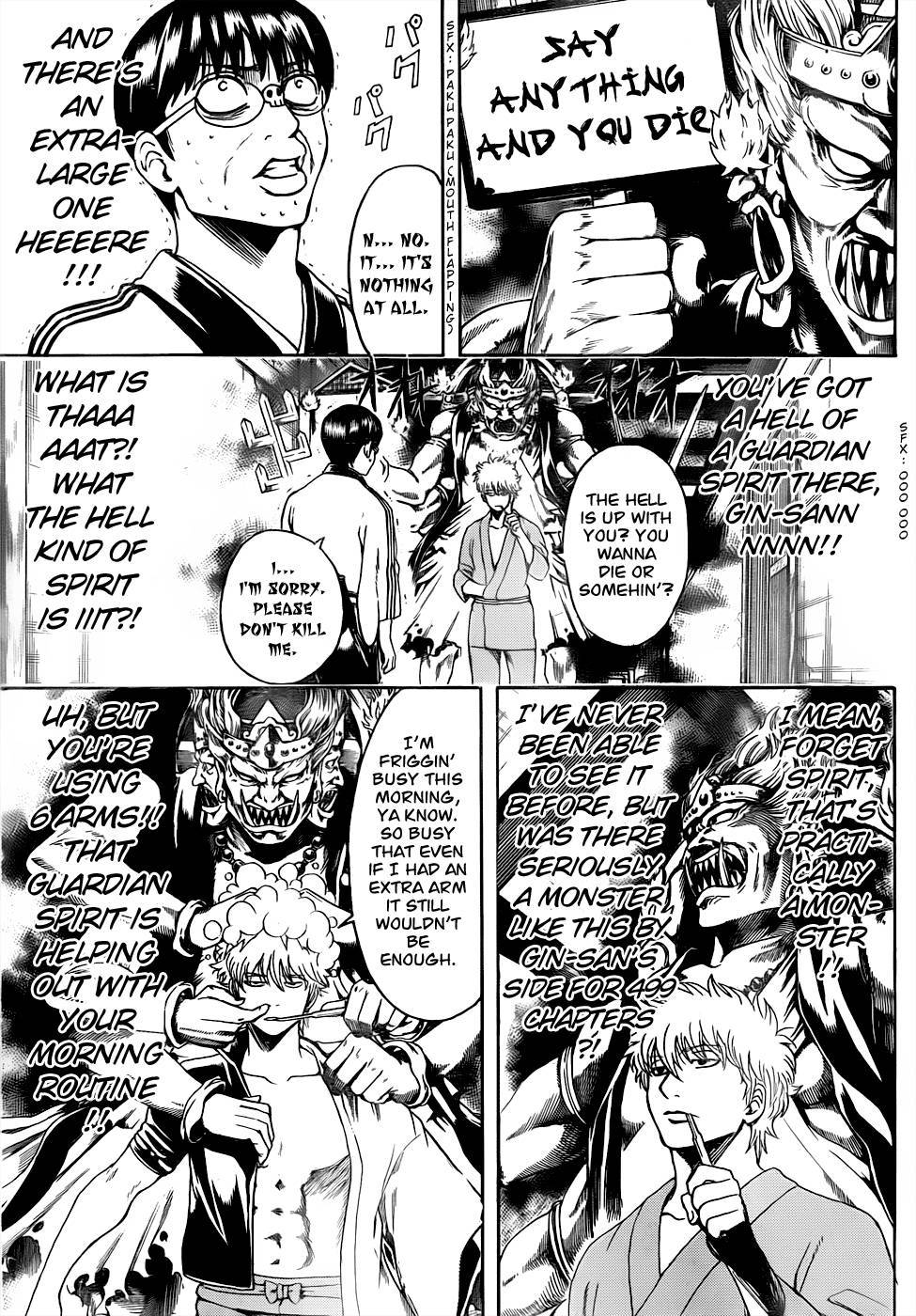 Gintama chapter 499 page 6