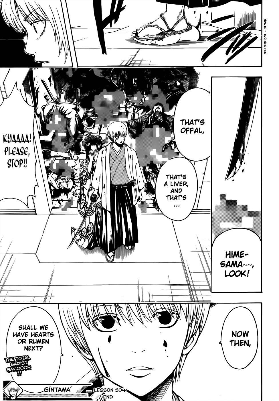 Gintama chapter 504 page 18