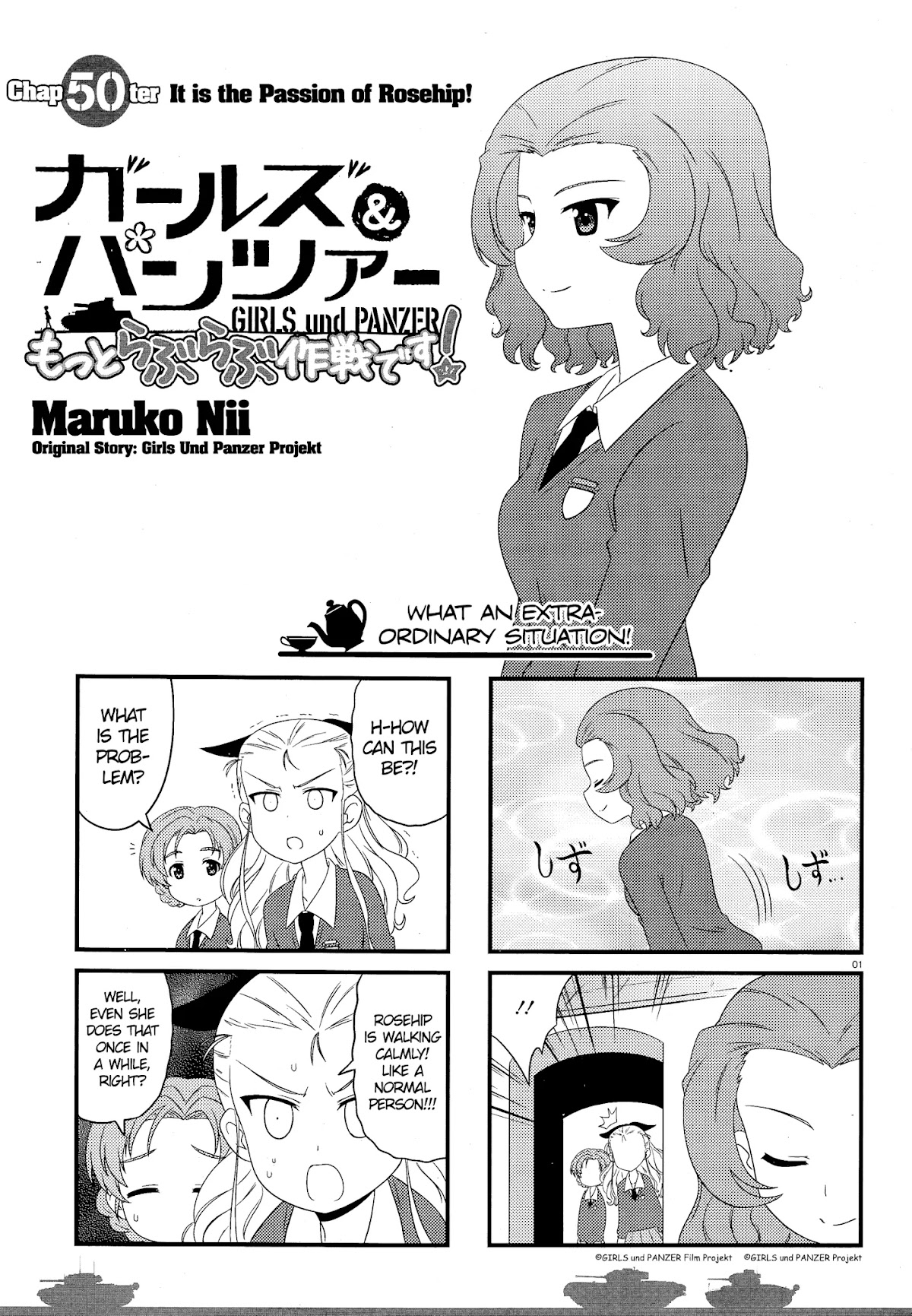 Girls & Panzer - Motto Love Love Sakusen desu! chapter 50 page 1