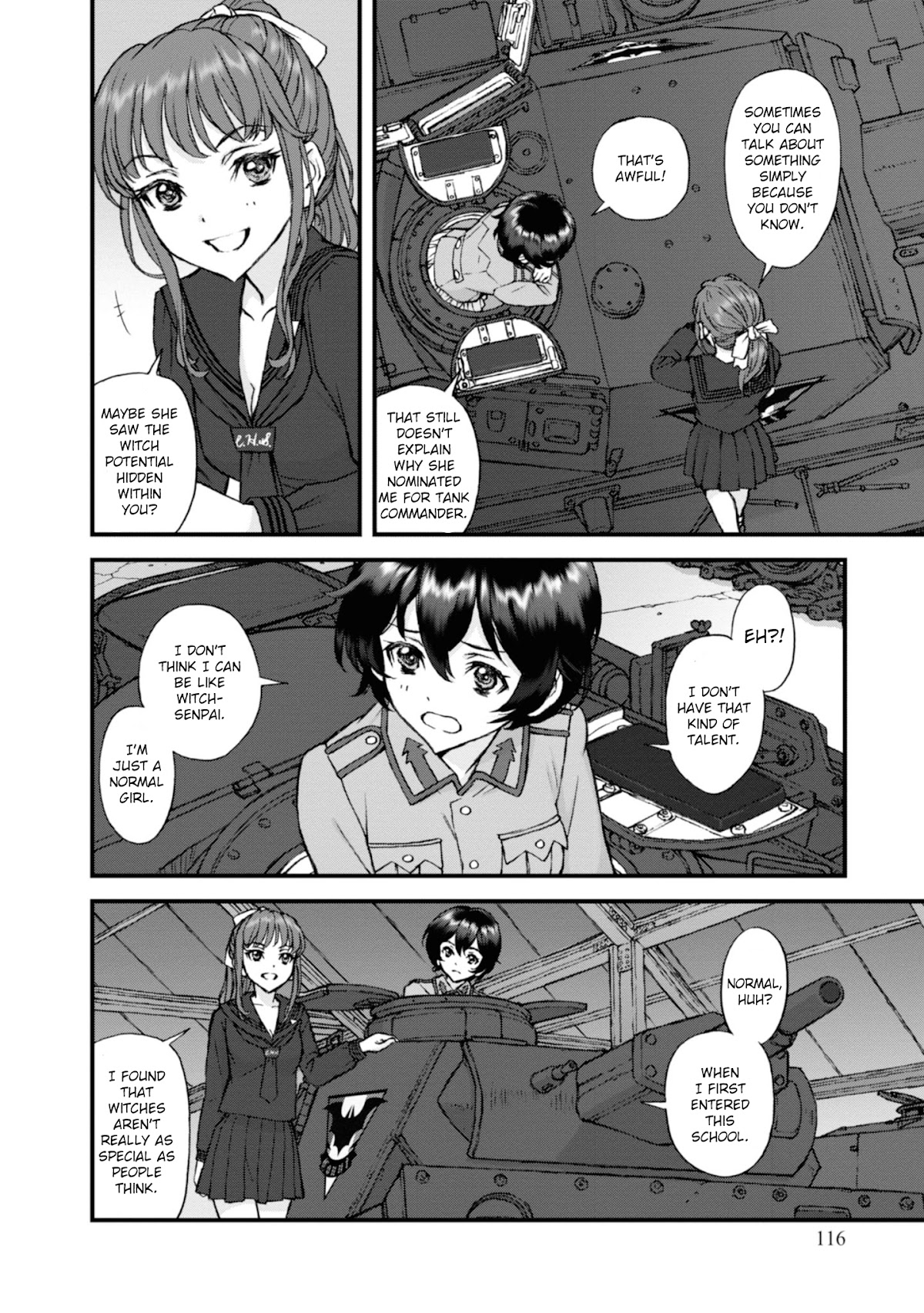 GIRLS und PANZER - The Fir Tree and the Iron-Winged Witch chapter 10 page 5