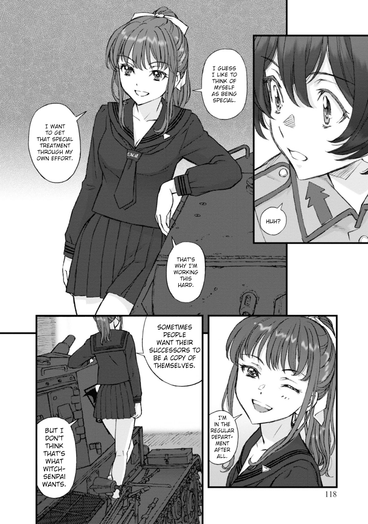 GIRLS und PANZER - The Fir Tree and the Iron-Winged Witch chapter 10 page 7