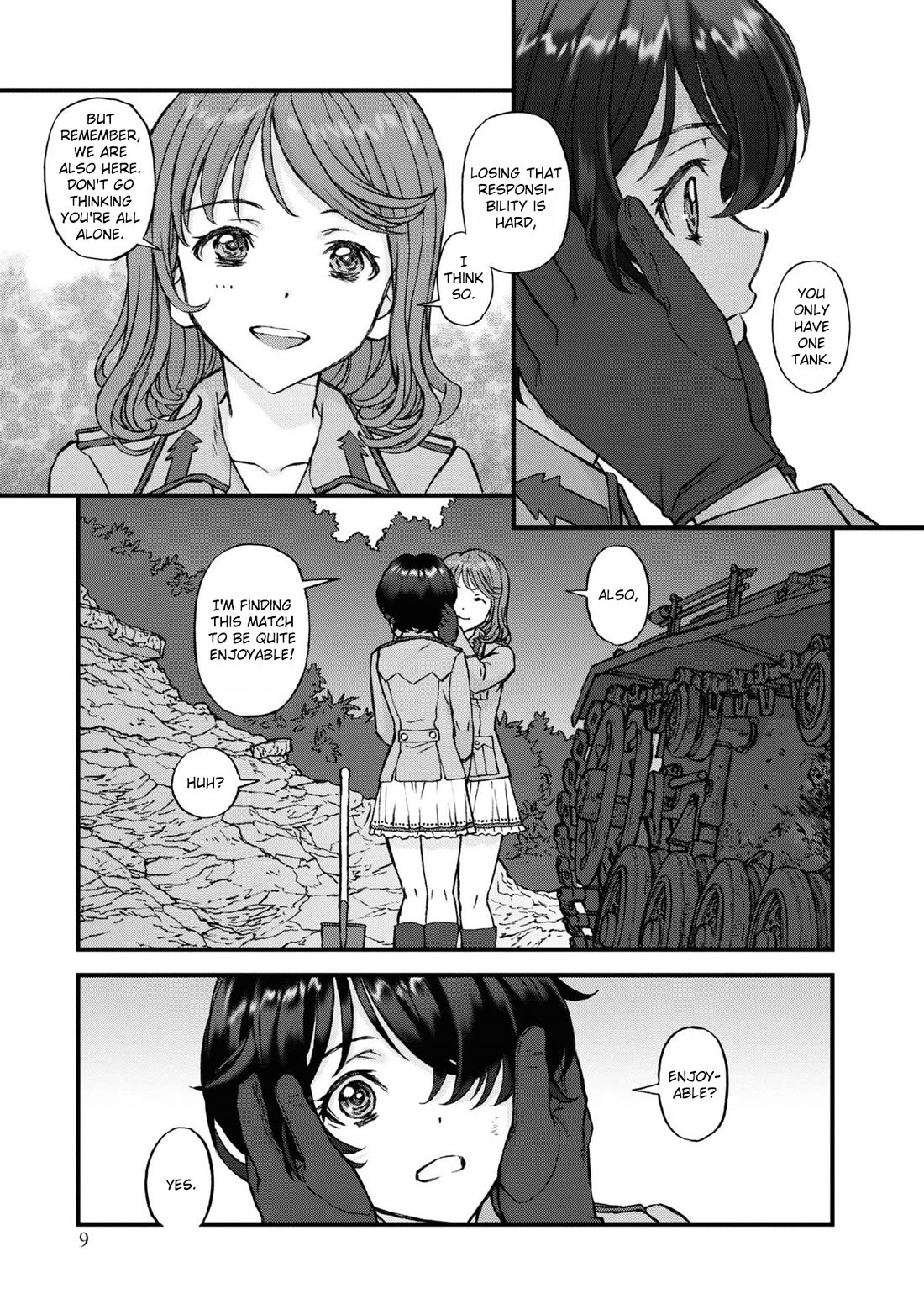 GIRLS und PANZER - The Fir Tree and the Iron-Winged Witch chapter 14 page 10