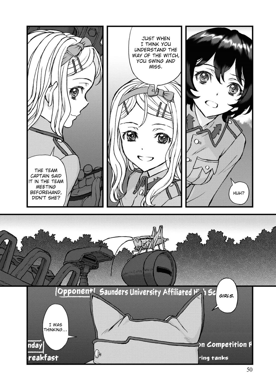 GIRLS und PANZER - The Fir Tree and the Iron-Winged Witch chapter 16 page 4