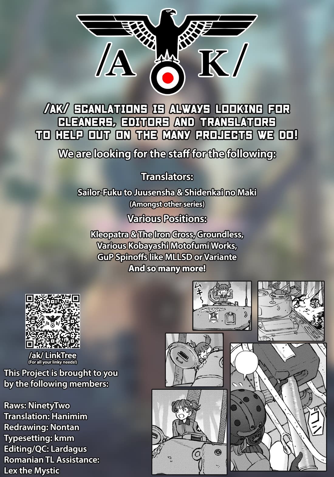 GIRLS und PANZER - The Fir Tree and the Iron-Winged Witch chapter 21 page 14