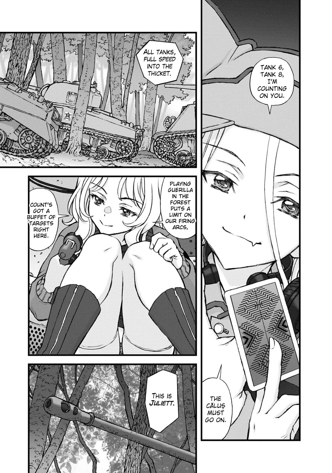 GIRLS und PANZER - The Fir Tree and the Iron-Winged Witch chapter 21 page 2