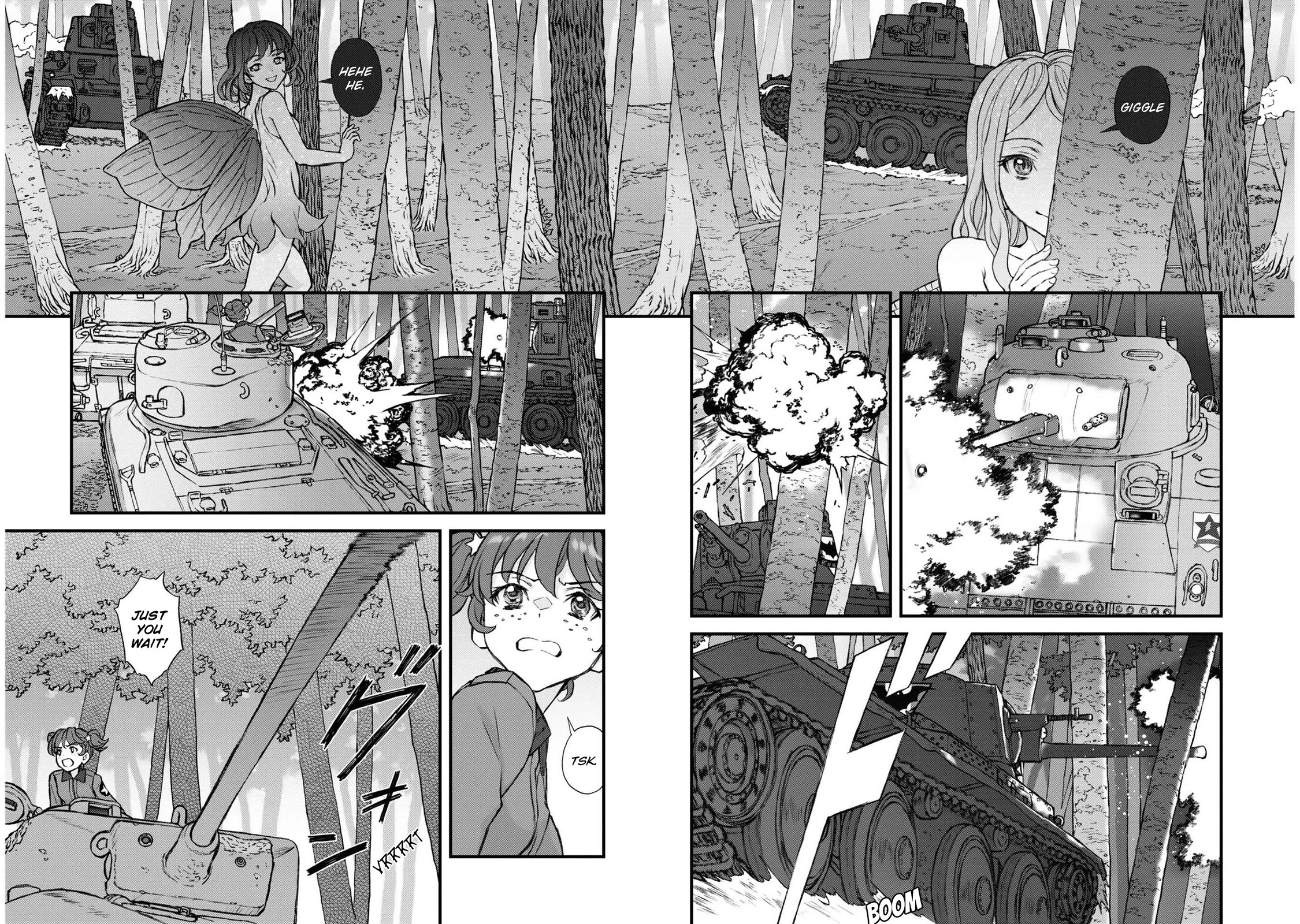 GIRLS und PANZER - The Fir Tree and the Iron-Winged Witch chapter 21 page 7