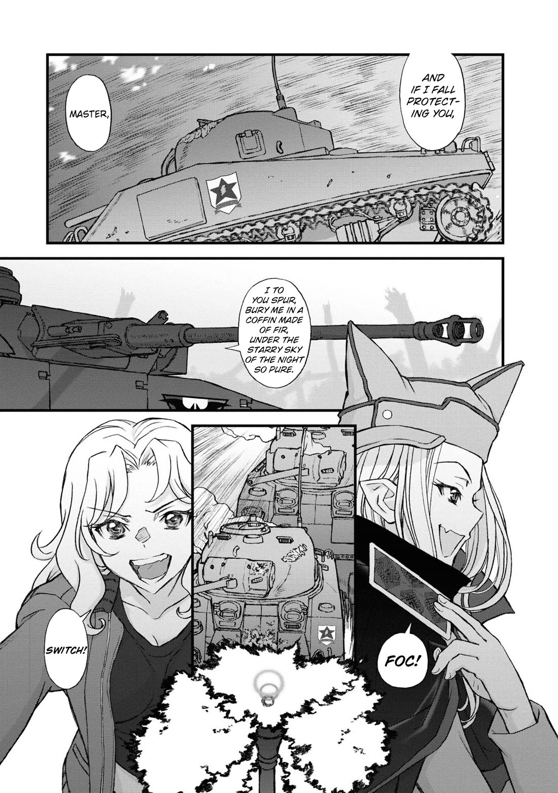 GIRLS und PANZER - The Fir Tree and the Iron-Winged Witch chapter 23 page 4