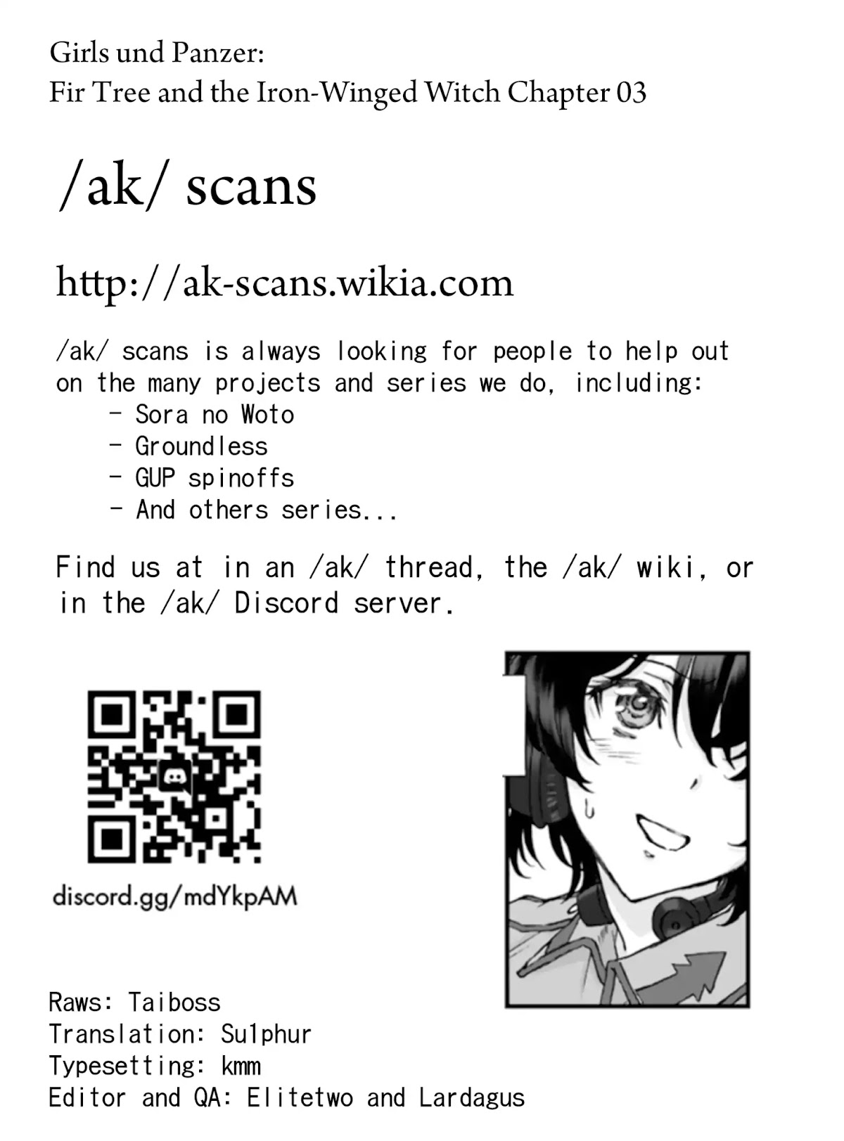 GIRLS und PANZER - The Fir Tree and the Iron-Winged Witch chapter 3 page 16