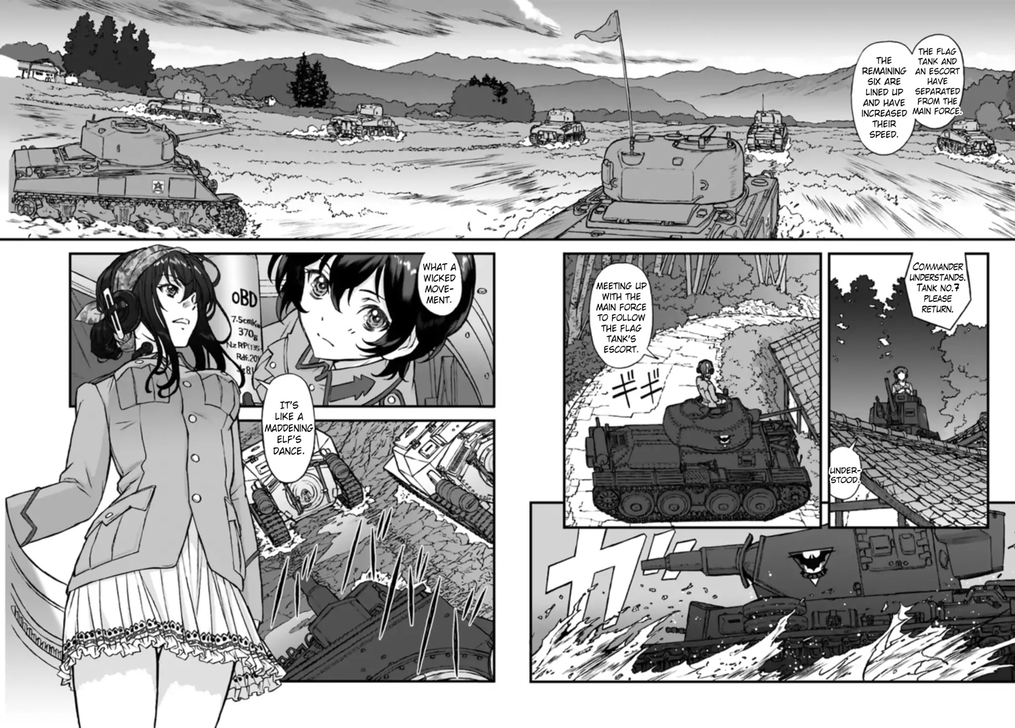 GIRLS und PANZER - The Fir Tree and the Iron-Winged Witch chapter 3 page 2