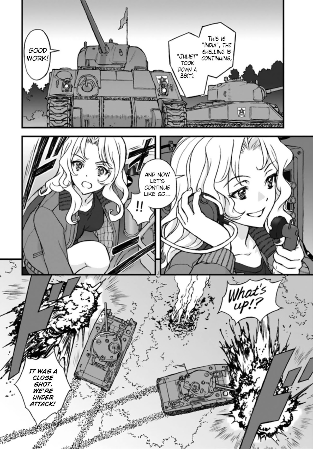GIRLS und PANZER - The Fir Tree and the Iron-Winged Witch chapter 4 page 10