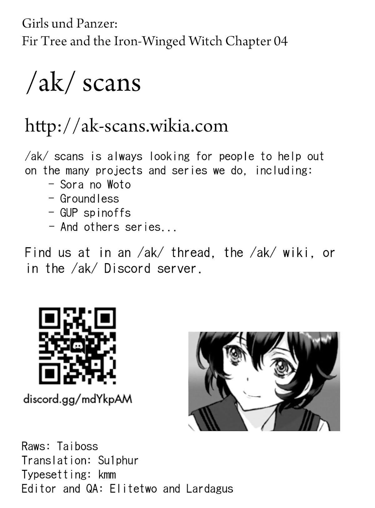 GIRLS und PANZER - The Fir Tree and the Iron-Winged Witch chapter 4 page 12