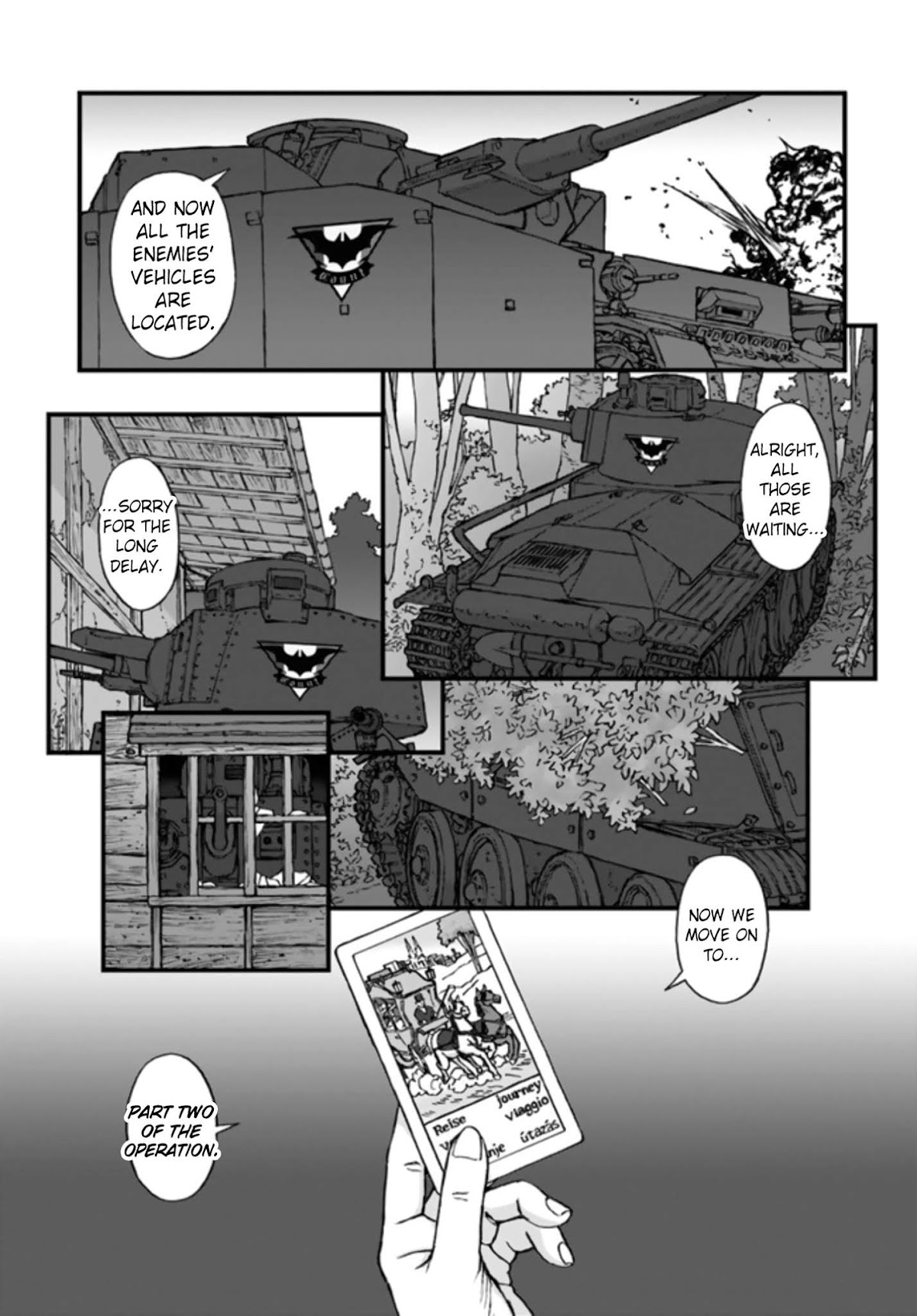 GIRLS und PANZER - The Fir Tree and the Iron-Winged Witch chapter 4 page 9