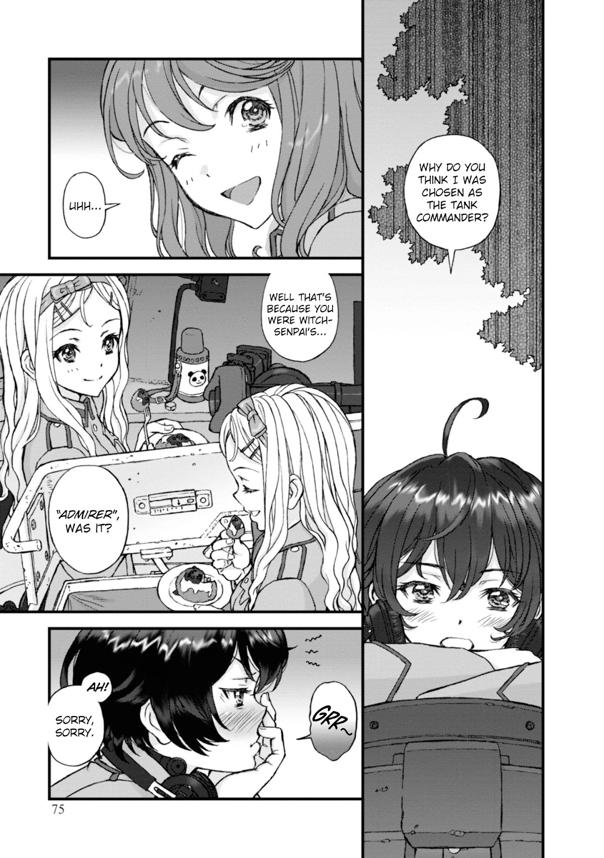 GIRLS und PANZER - The Fir Tree and the Iron-Winged Witch chapter 6 page 4