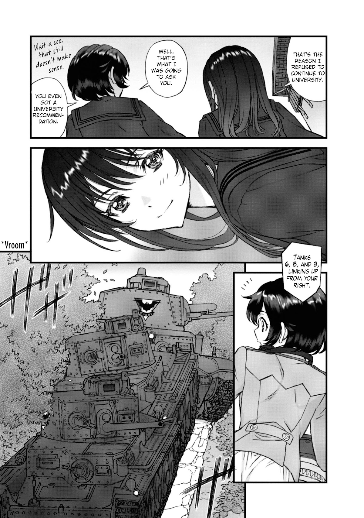 GIRLS und PANZER - The Fir Tree and the Iron-Winged Witch chapter 8 page 2