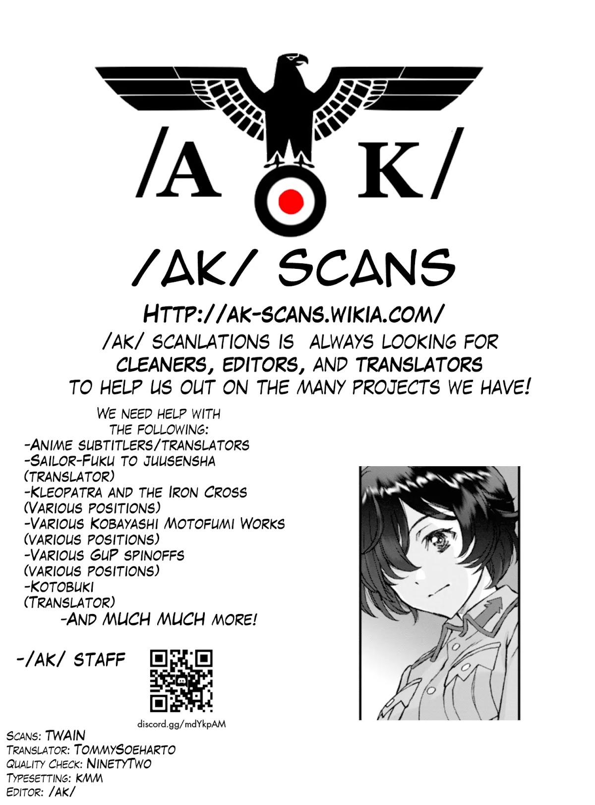 GIRLS und PANZER - The Fir Tree and the Iron-Winged Witch chapter 9 page 9