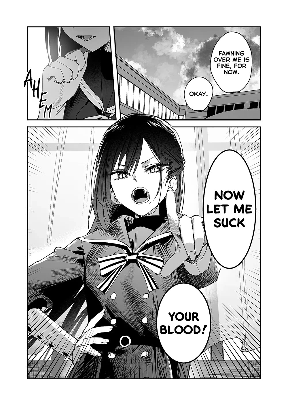 Girls x Vampire chapter 2 page 1